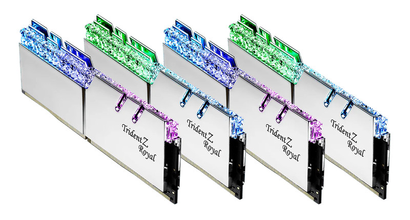 G.SKILL Trident Z Royal Series 32GB (4 x 8GB) DDR4 4000 (PC4 32000) Desktop Memory - الذاكرة العشوائية